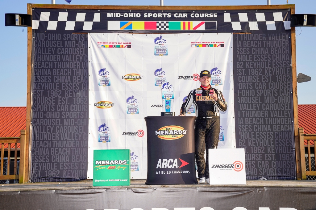 Tyler Ankrum capitalizes from late race mistake, wins at Mid Ohio.
