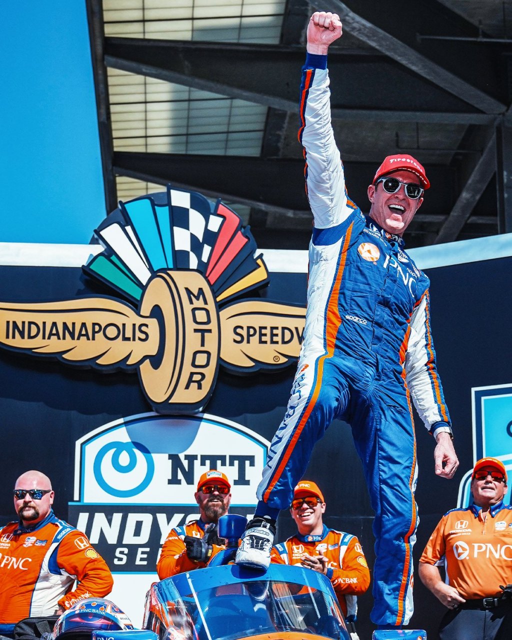 Dixon tops off Milestone Weekend with win at the Brickyard